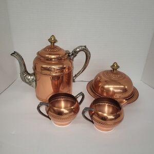 Rochester Stamping Works Antique 1900's Copper Set